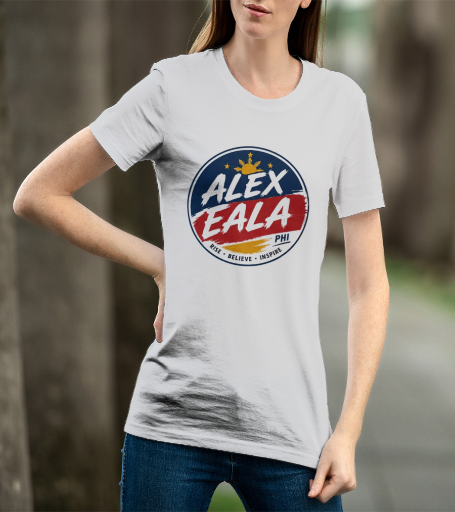 Alex Eala Rise Believe Inspire PHI Sun And Stars T-Shirt