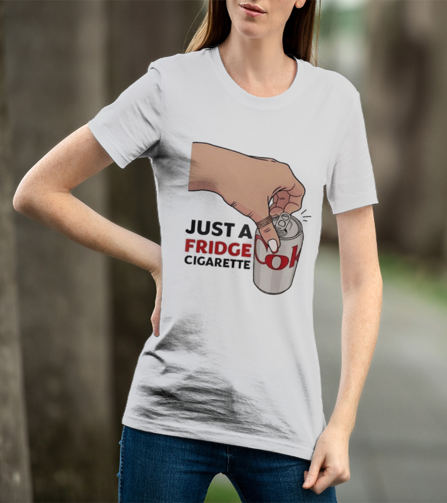 Just A Fridge Cigarette Coke Pop Art Can T-Shirt