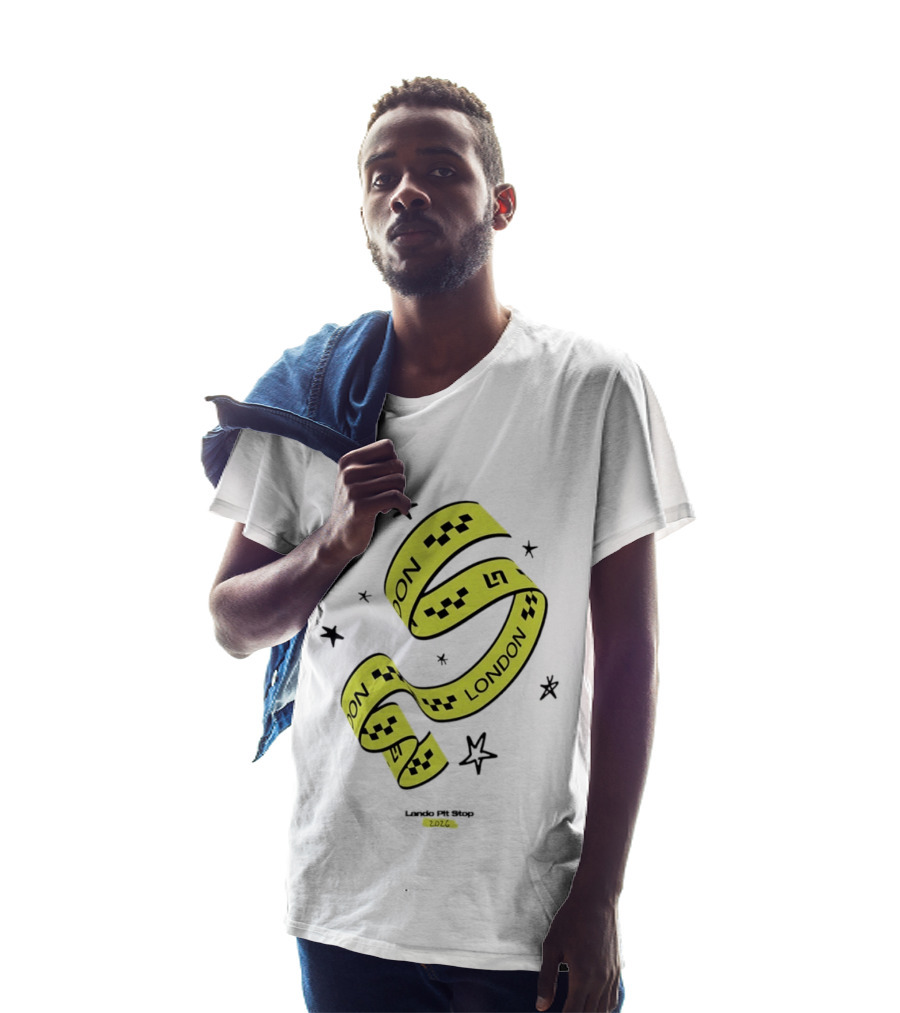 Lando Pit Stop 2026 London Racing Ribbon Stars T-Shirt