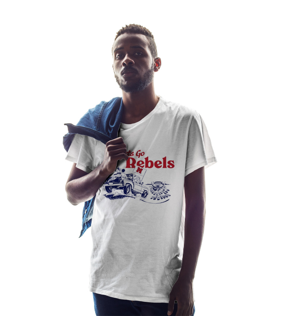 Let's Go Rebels Ole Miss Football Road Trip Adventure T-Shirt
