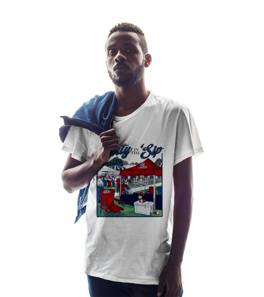 Ole Miss Rebels Party In The Sip Tailgate Football Game Day T-Shirt