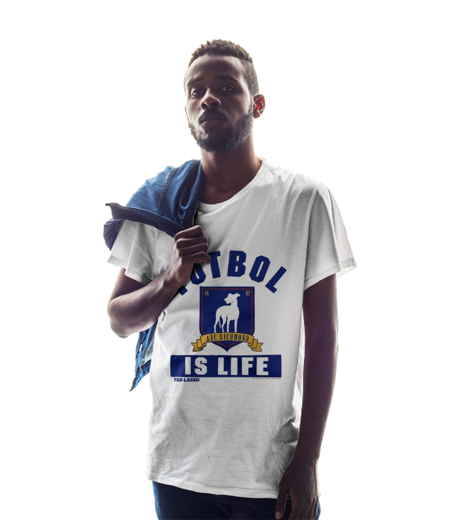 Ted Lasso AFC Richmond Futbol Is Life Banner And Crest T-Shirt