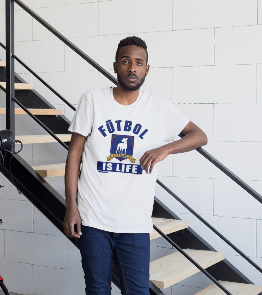 Ted Lasso AFC Richmond Futbol Is Life Banner And Crest T-Shirt