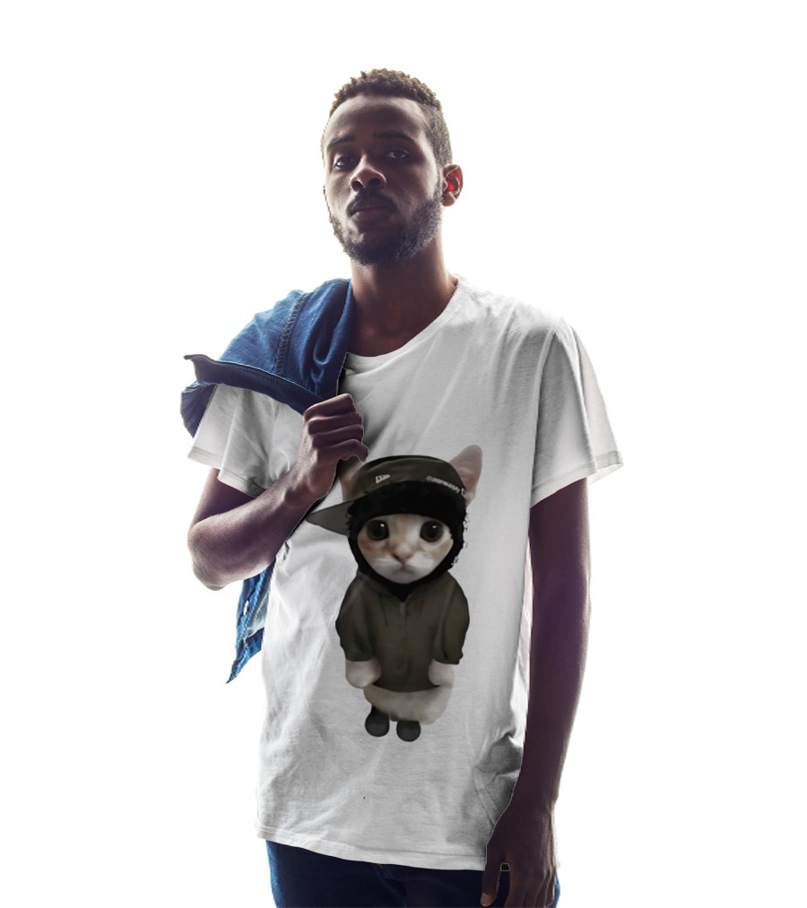 Yeat Cat Meme Cap Hip Hop T-Shirt