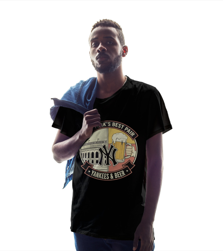 New York's Best Pair Yankees Stadium And Beer Yankees And Beer T-Shirt