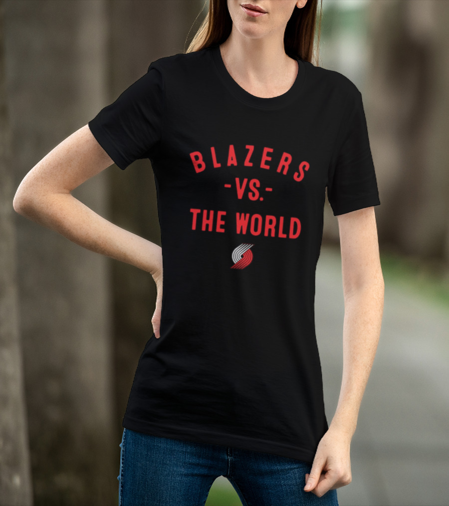 Blazers Vs The World Portland Trail Blazers NBA 2026 T-Shirt