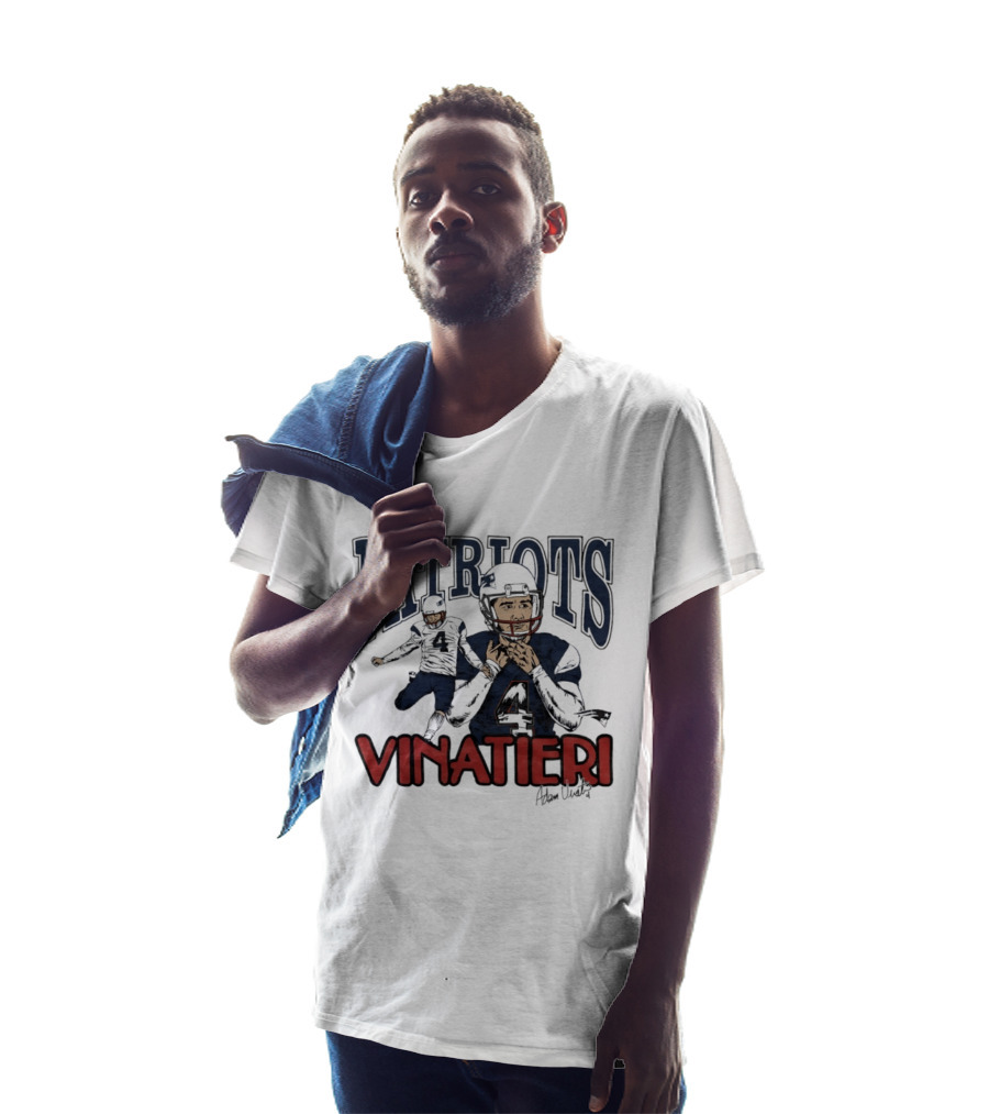 Patriots Vinatieri Adam New England Football T-Shirt