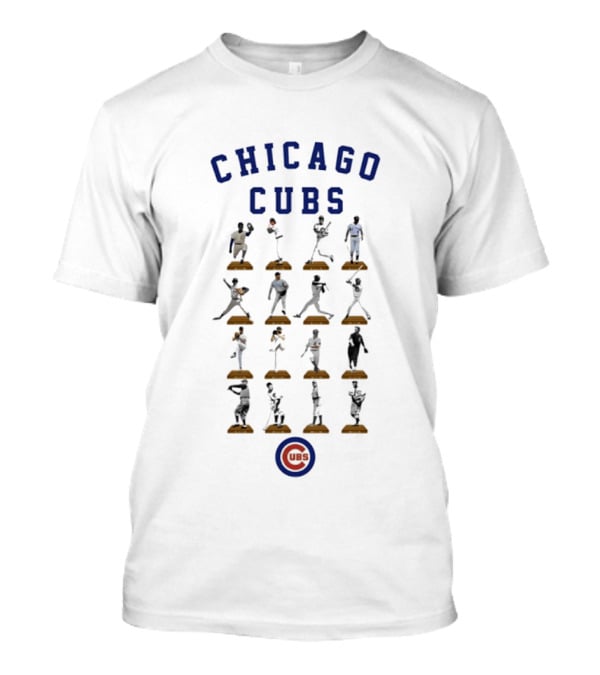 Chicago Cubs Legends Baseball Figures Collection MLB T-Shirt