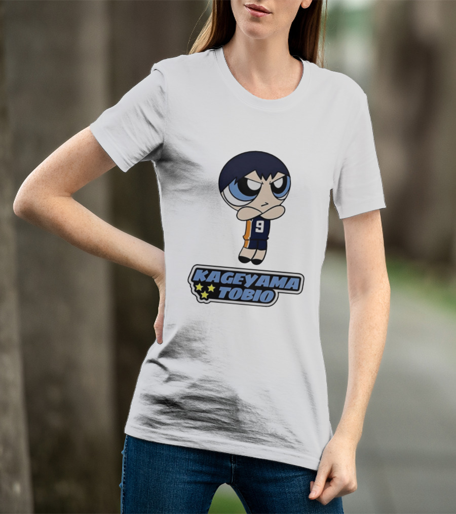 Kageyama Tobio 9 Haikyuu Powerpuff Girls T-Shirt