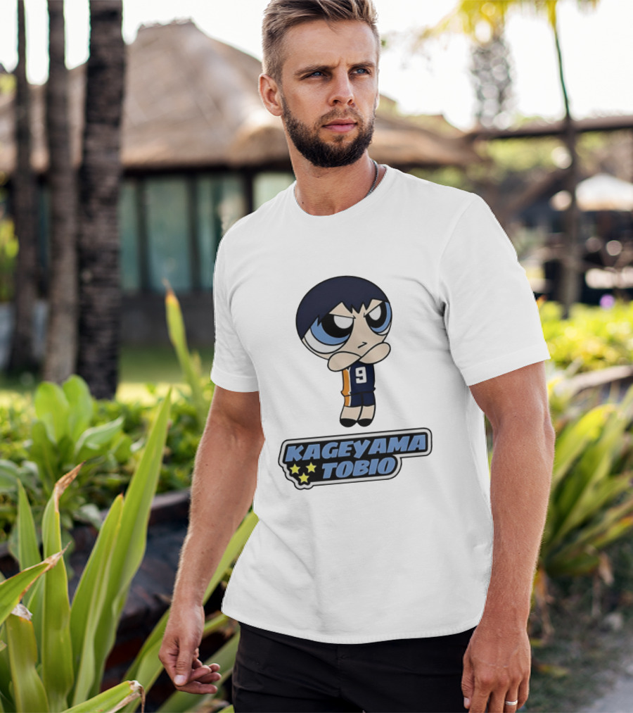 Kageyama Tobio 9 Haikyuu Powerpuff Girls T-Shirt