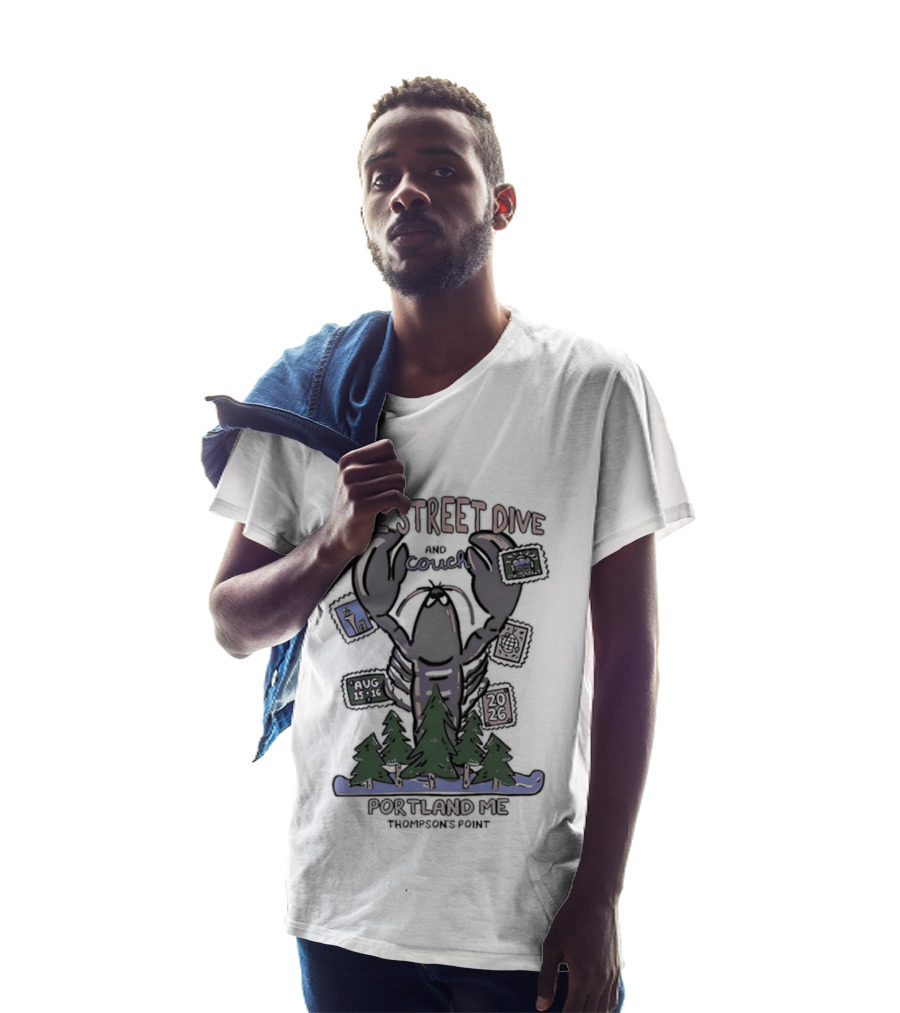 Lake Street Dive Portland ME Thompson's Point 2026 Lobster Trees Ski T-Shirt