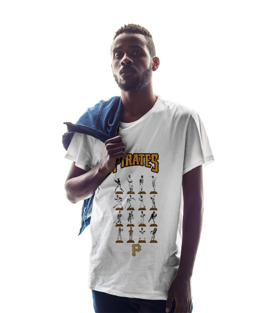 Pittsburgh Pirates Legends Hall Of Fame Baseball Players Iconic Moments T-Shirt