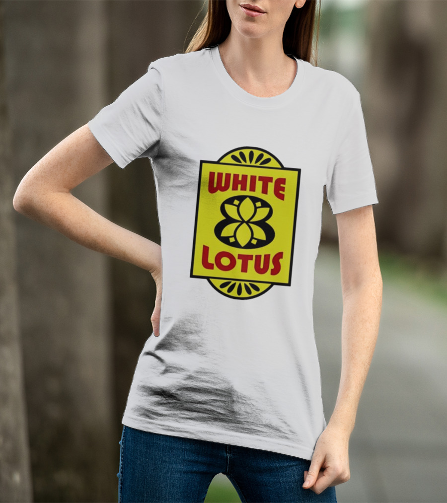 White Lotus Retro Motel Sign T-Shirt