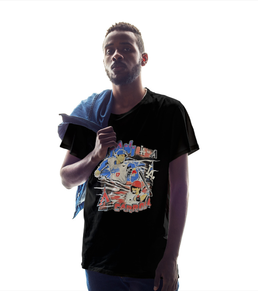 Ohtani Vs Carroll Anime Comic LA Vs Arizona T-Shirt