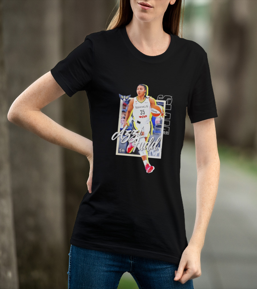 Azzi Fudd Dallas Wings Basketball Slam 262 CVS Wilson T-Shirt