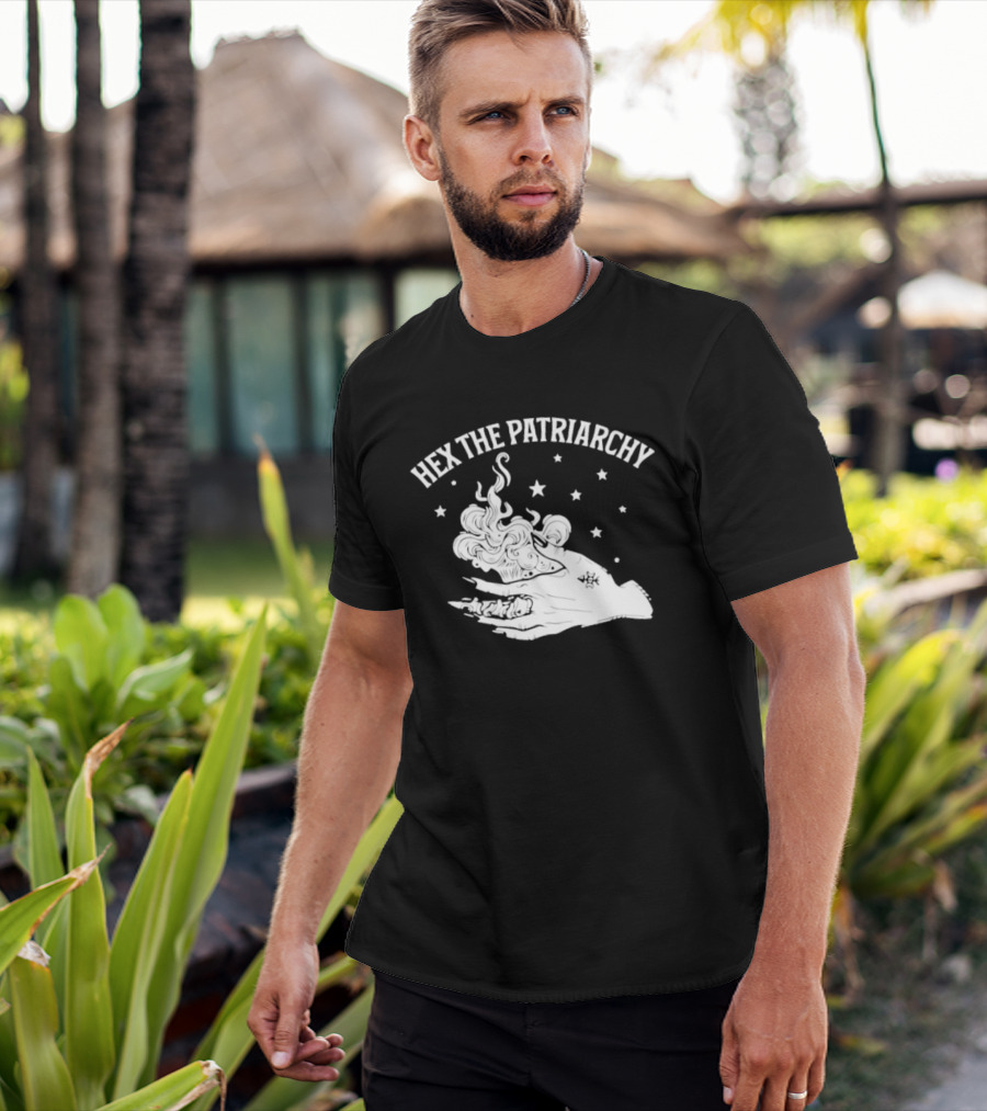 Hex The Patriarchy Mystical Hand Stars T-Shirt