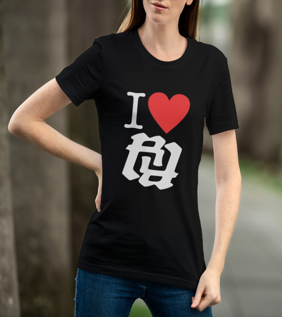 I Heart RR White T-Shirt