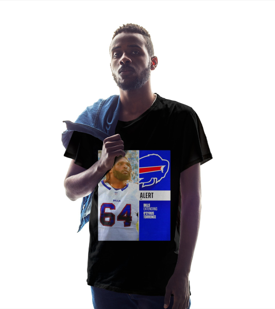 Buffalo Bills Alert Extending O'Cyrus Torrence Number 64 T-Shirt