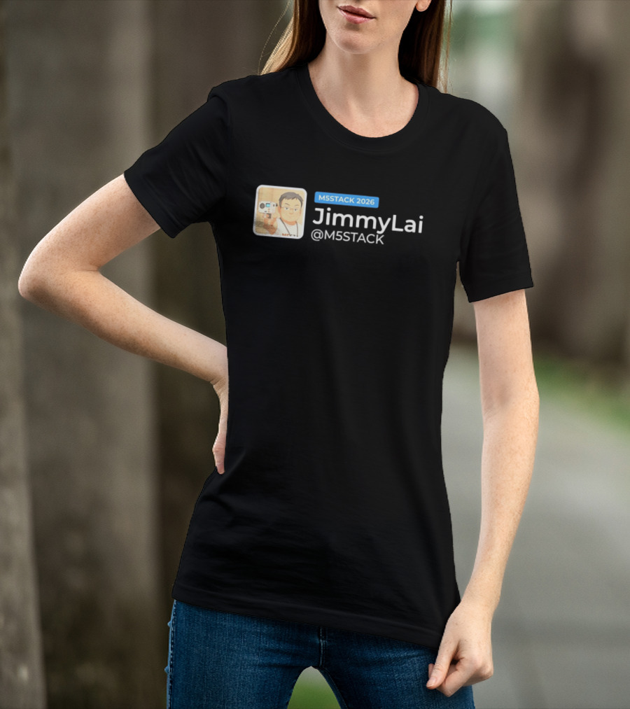 M5STACK 2026 Jimmy Lai M5Stack T-Shirt