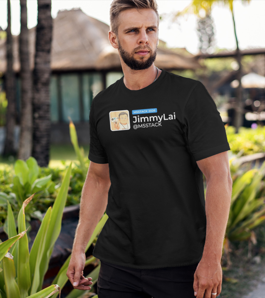 M5STACK 2026 Jimmy Lai M5Stack T-Shirt