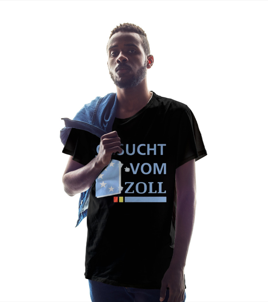 Gesucht Vom Zoll Sterne EU Symbol Farben Banner T-Shirt