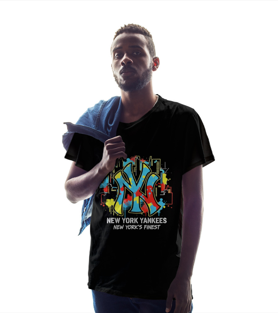 New York Yankees City Skyline New York's Finest T-Shirt