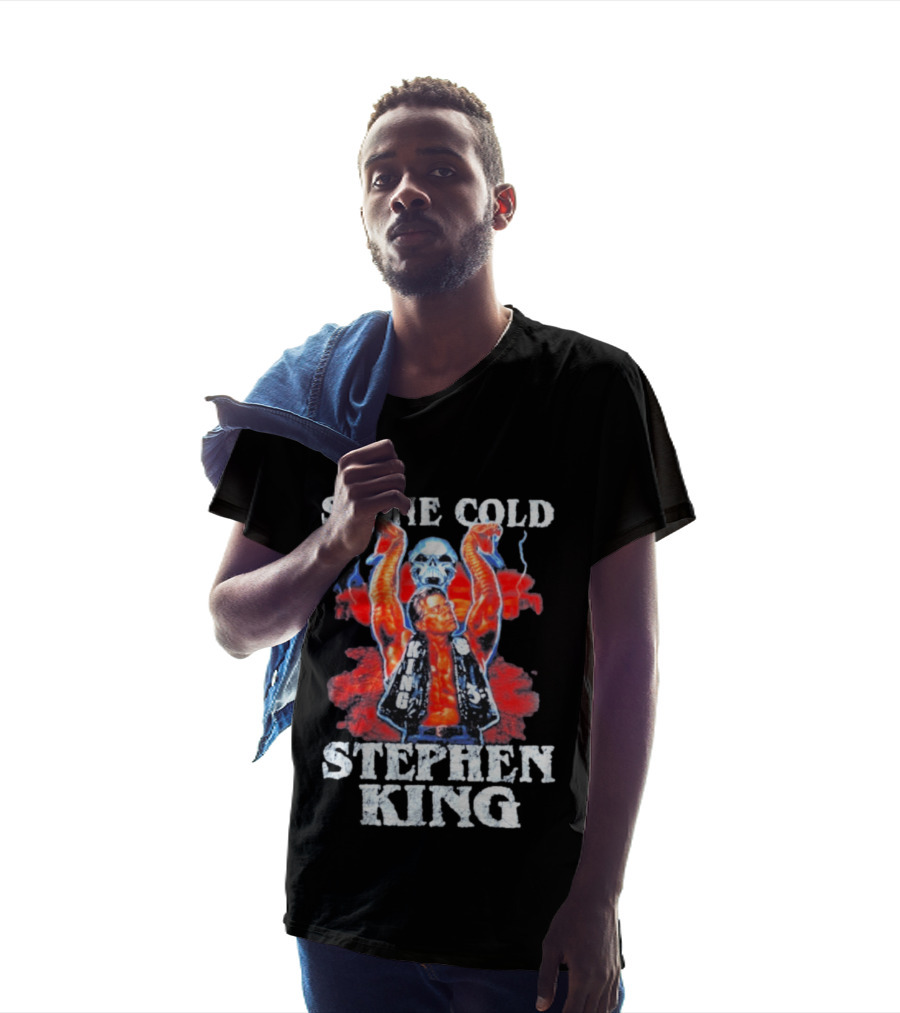 Stone Cold Stephen King 3 16 WWE Horror Scary Mashup T-Shirt