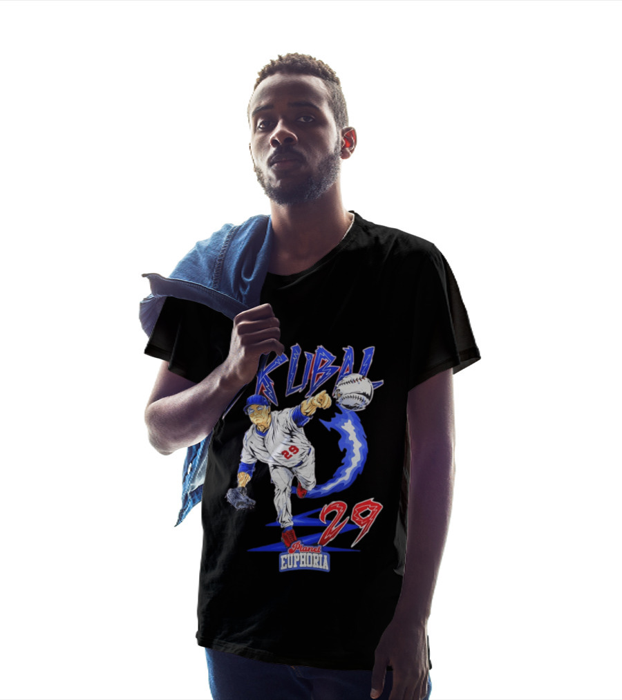 Tarik Skubal 29 Planet Euphoria Dodgers MLB Comic 2026 T-Shirt