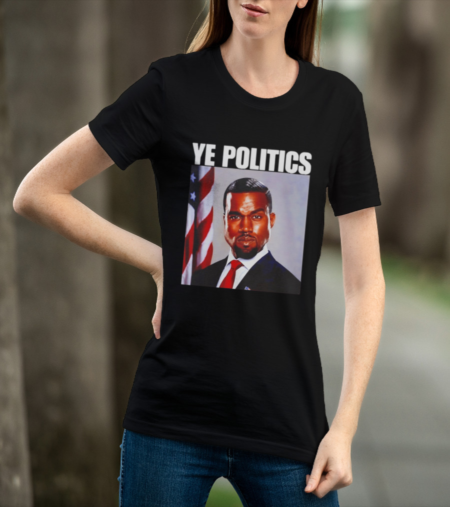 Ye Politics Kanye West American Flag T-Shirt
