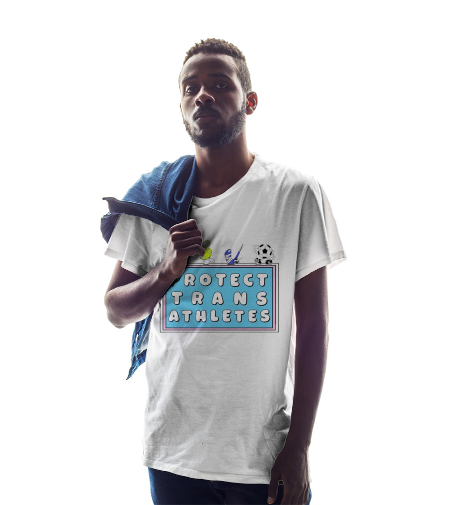Protect Trans Athletes Sports Advocacy Basketball Tennis American Football Soccer T-Shirt