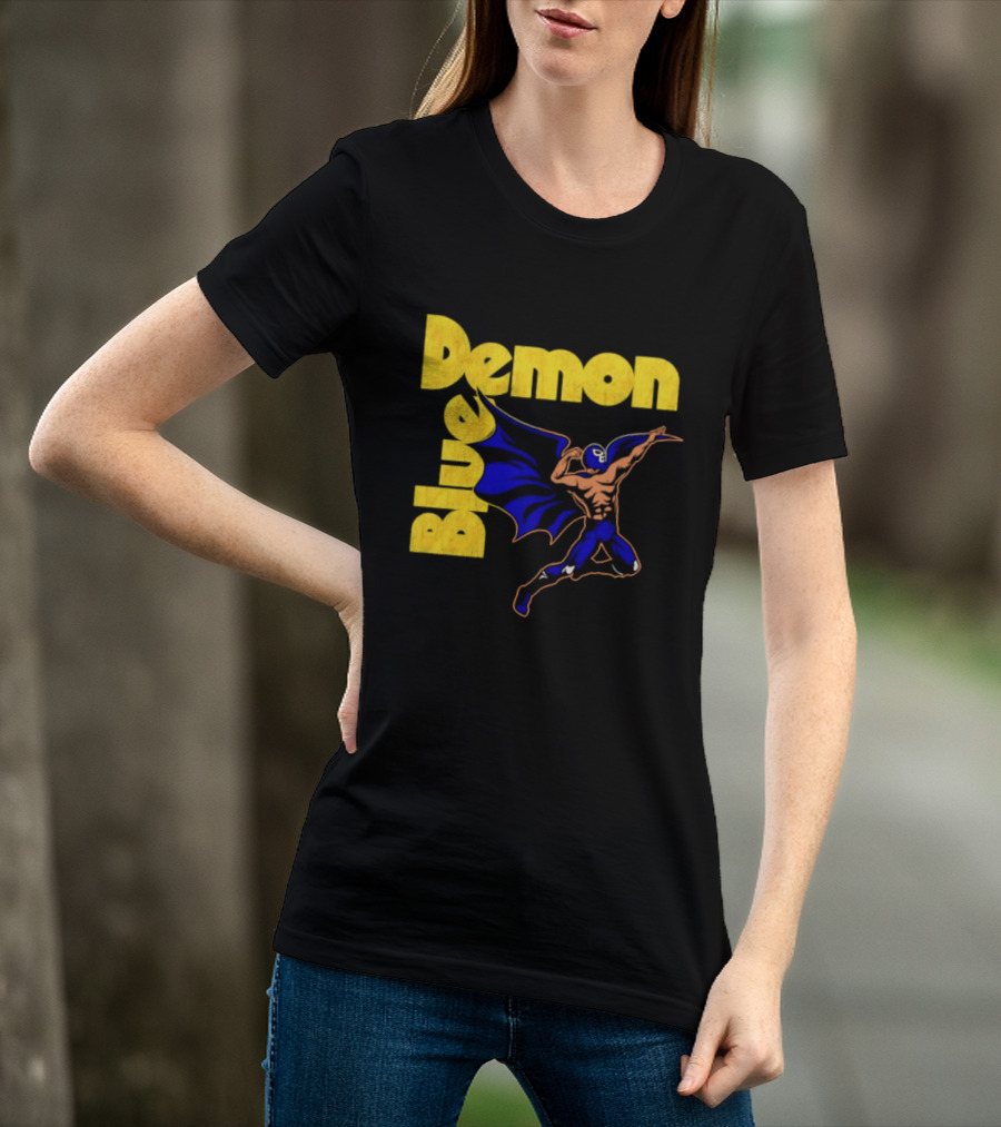 Alejandro Munoz Moreno Blue Demon Mexico Wrestling Iconic Luchador T-Shirt