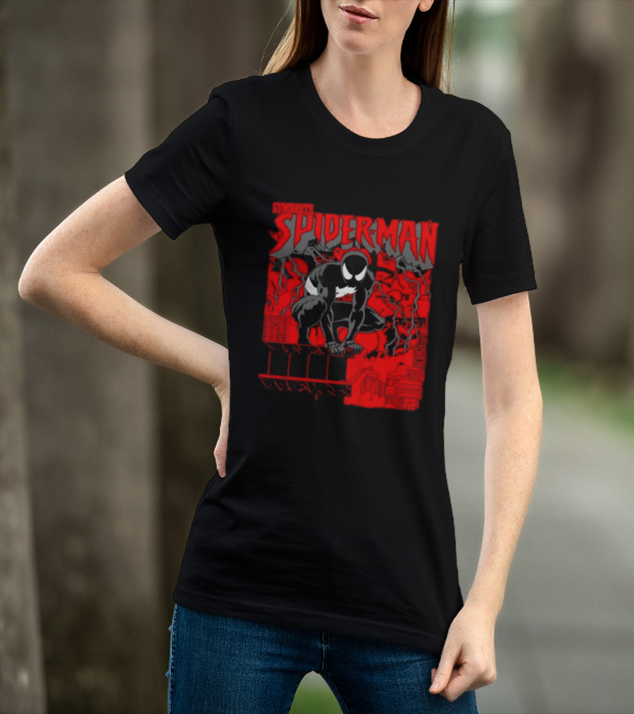 Symbiote Spider Man Marvel Venom Black Suit Comic T-Shirt