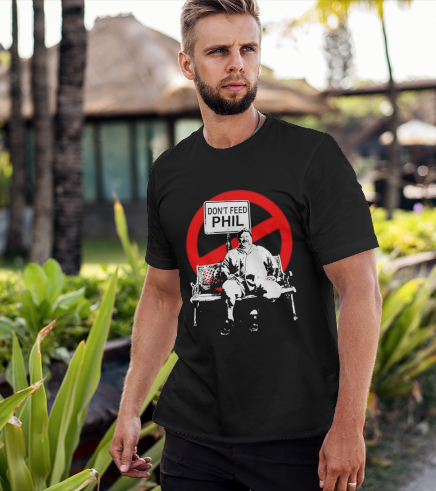 Viva La Bam MTV Reality TV Don't Feed Phil Bench Red Circle T-Shirt