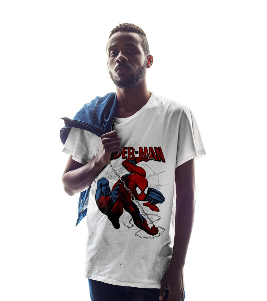 SPIDER MAN Marvel Superhero Man Spider Peter Parker Web Slinger T-Shirt