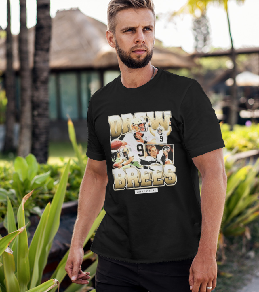 Drew Brees New Orleans 9 Dreamathon T-Shirt