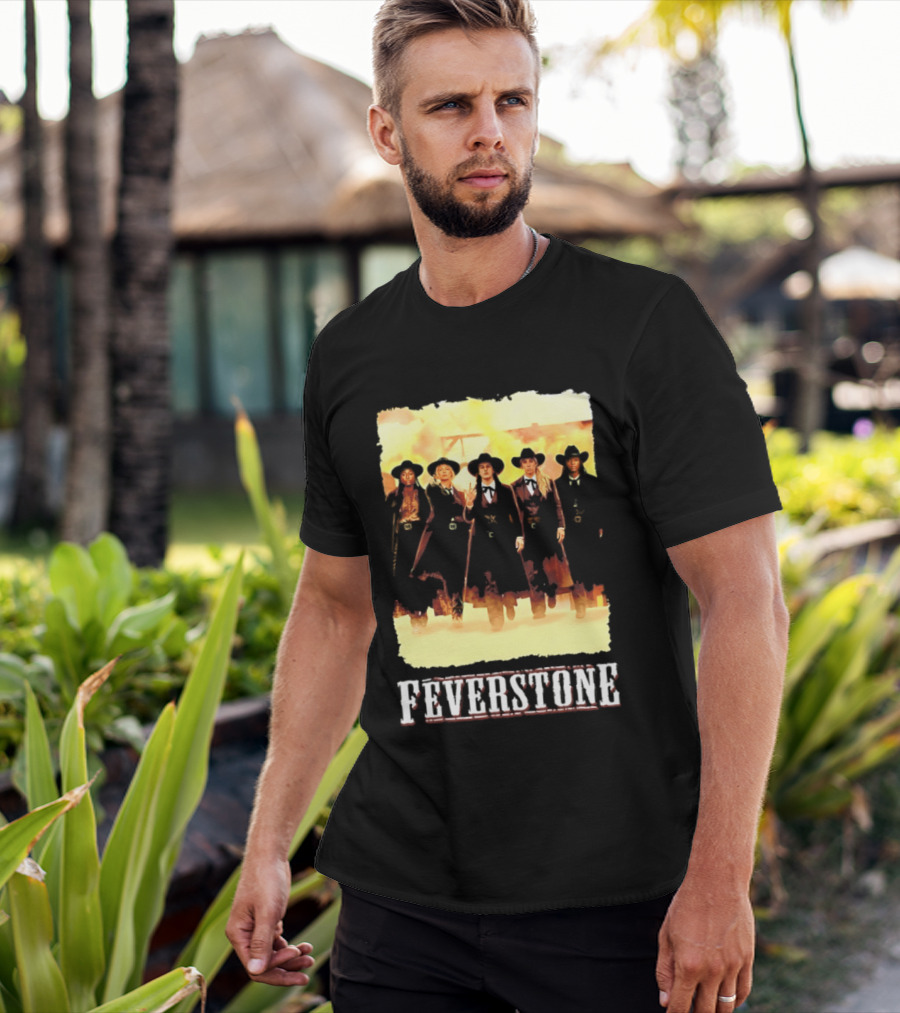 Indiana Fever Feverstone Meme Team Members In Old West T-Shirt