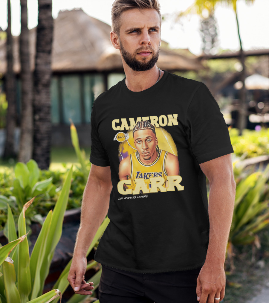 Cameron Carr Los Angeles Lakers NBA 2026 Airbrush T-Shirt