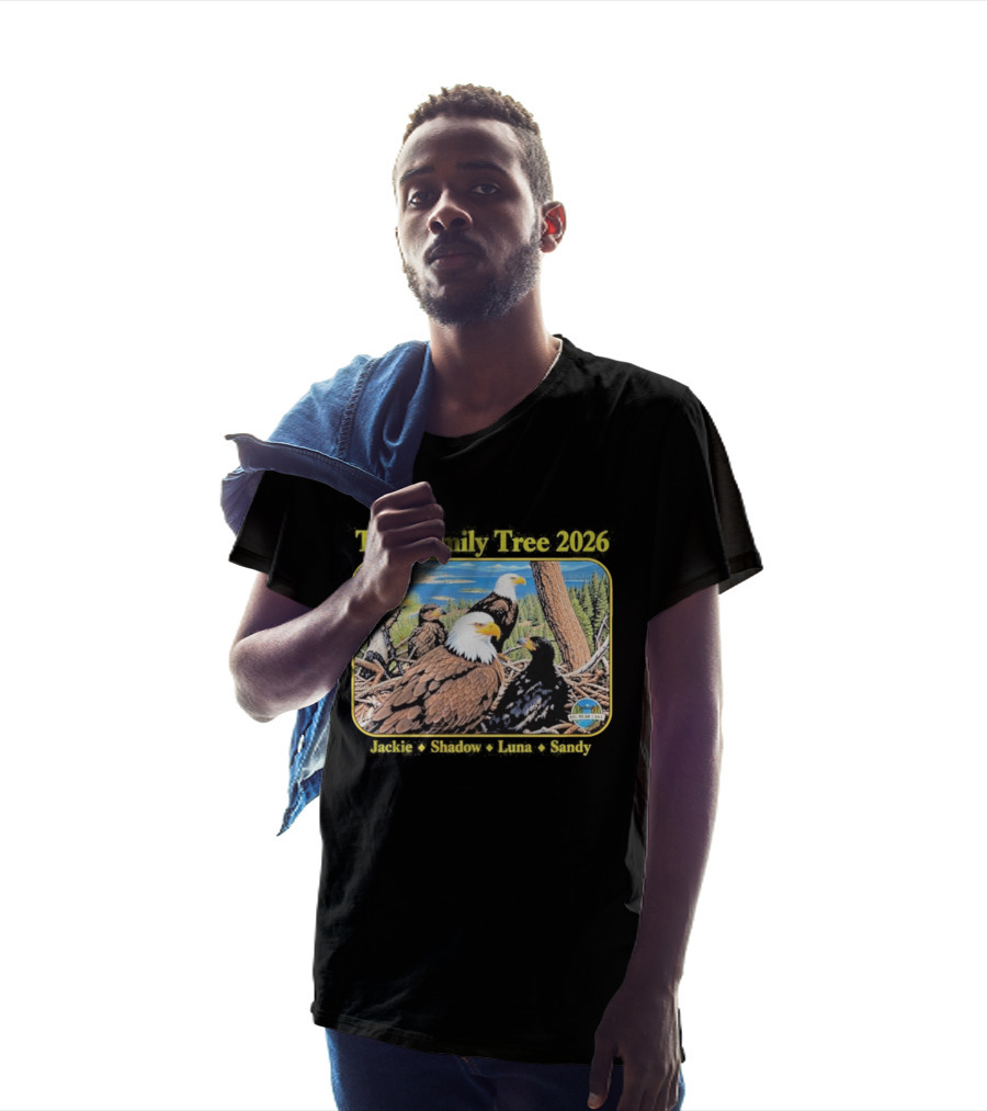 The Family Tree 2026 Jackie And Shadow Jackie The Eagle Big Bear Lake T-Shirt