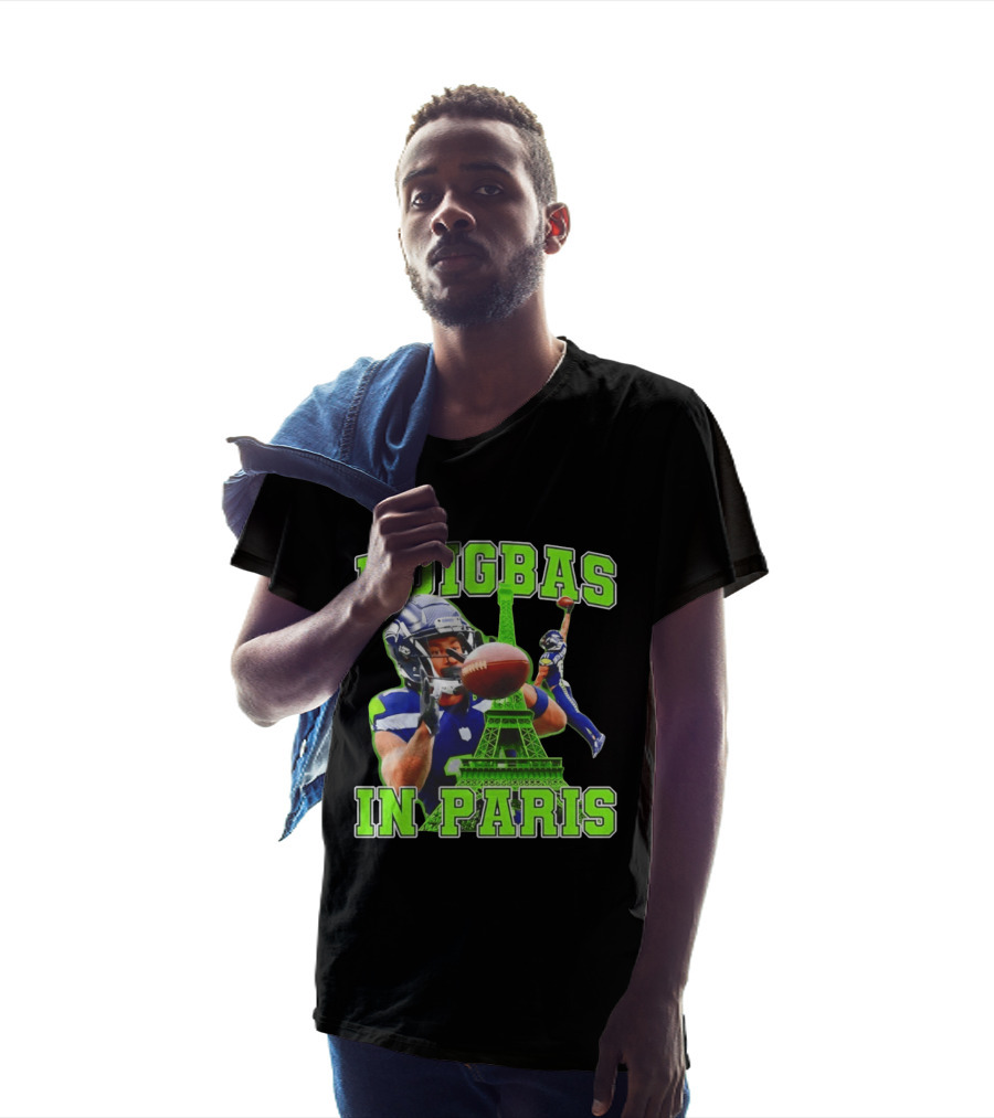 Seattle Seahawks Jaxon Smith Njigba Njigbas In Paris T-Shirt
