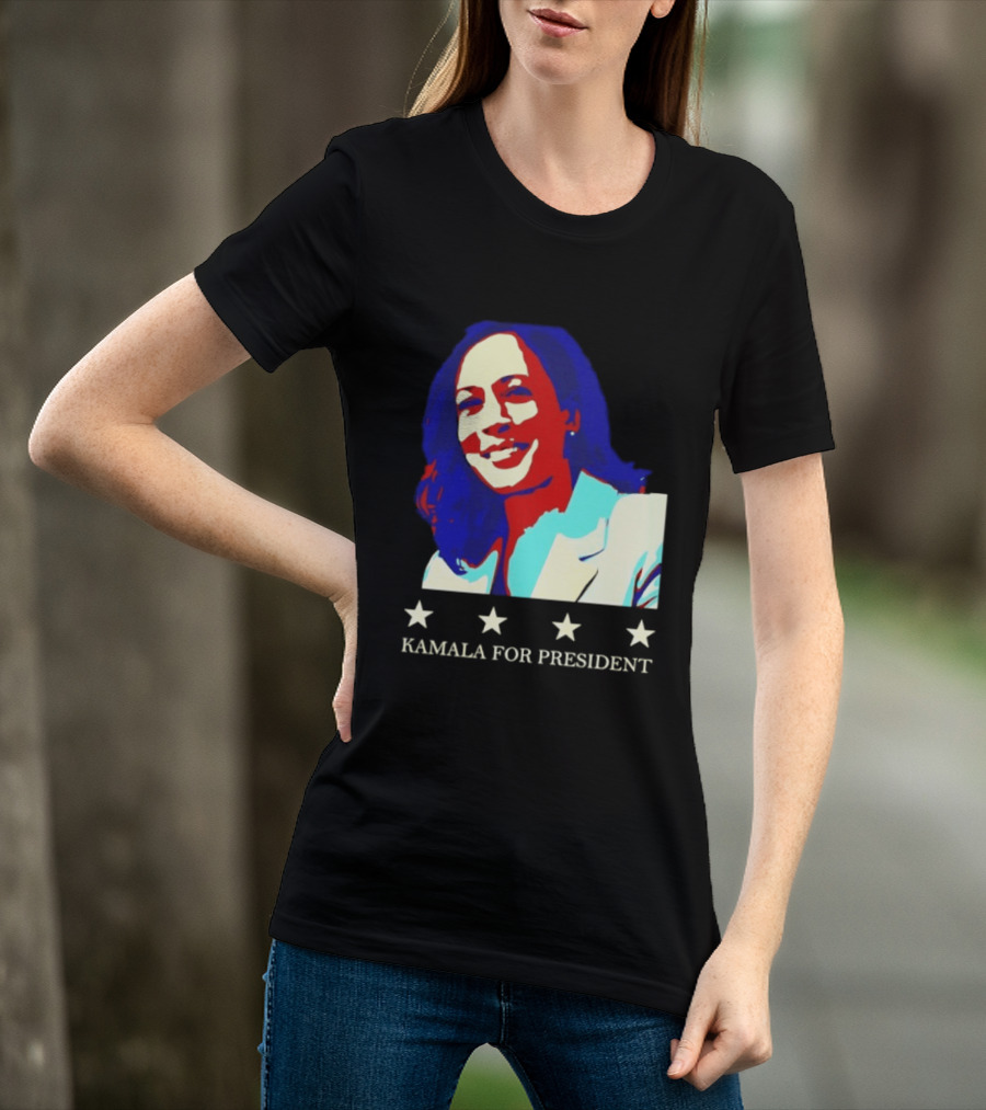 Kamala Harris Kamala For President Presidential Campaign Stars T-Shirt