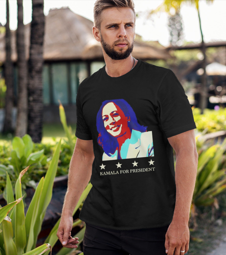 Kamala Harris Kamala For President Presidential Campaign Stars T-Shirt