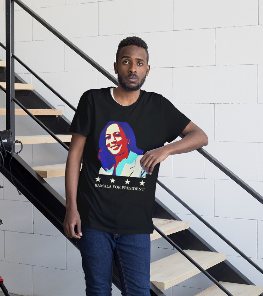 Kamala Harris Kamala For President Presidential Campaign Stars T-Shirt
