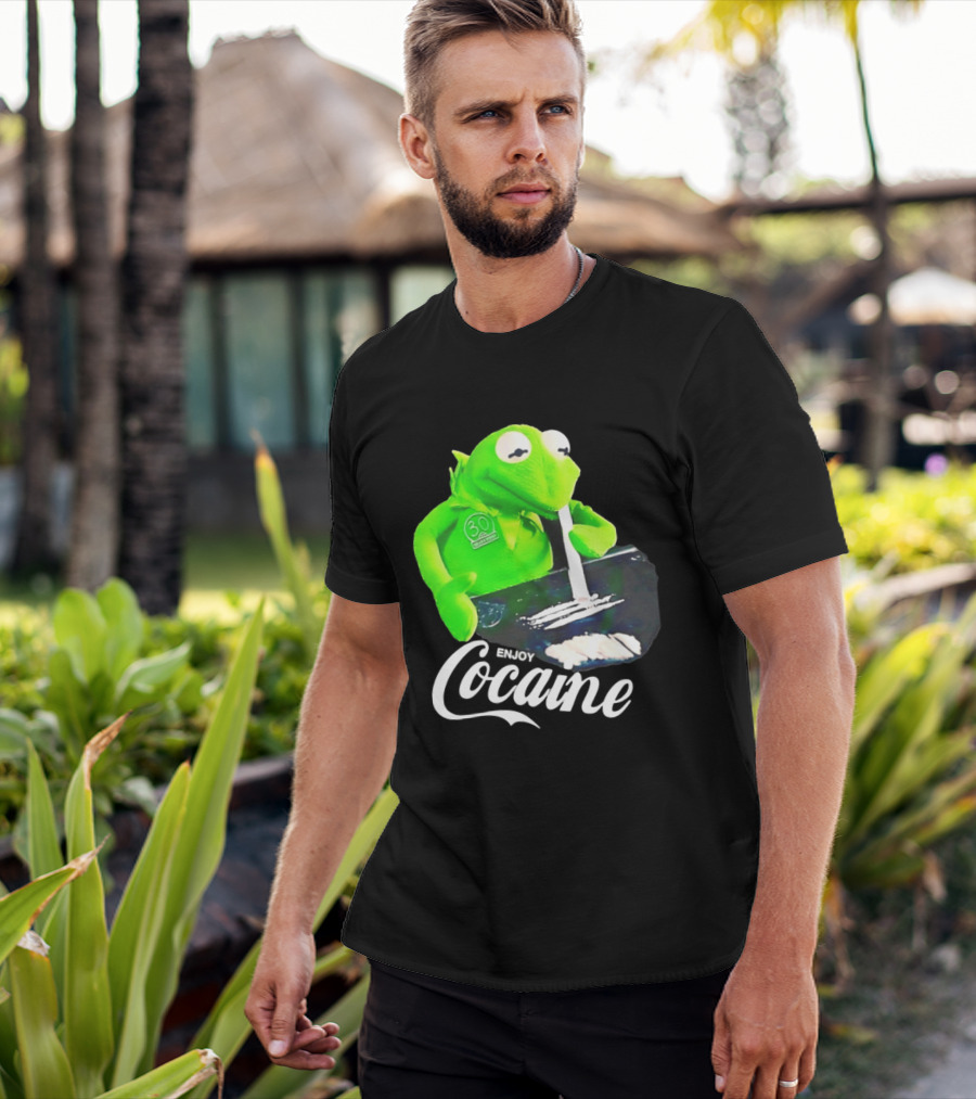 Kermit The Frog Enjoy Cocaine Muppets T-Shirt