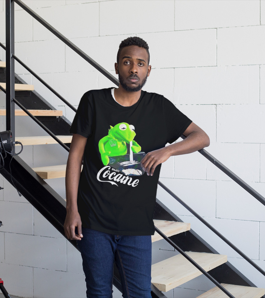 Kermit The Frog Enjoy Cocaine Muppets T-Shirt