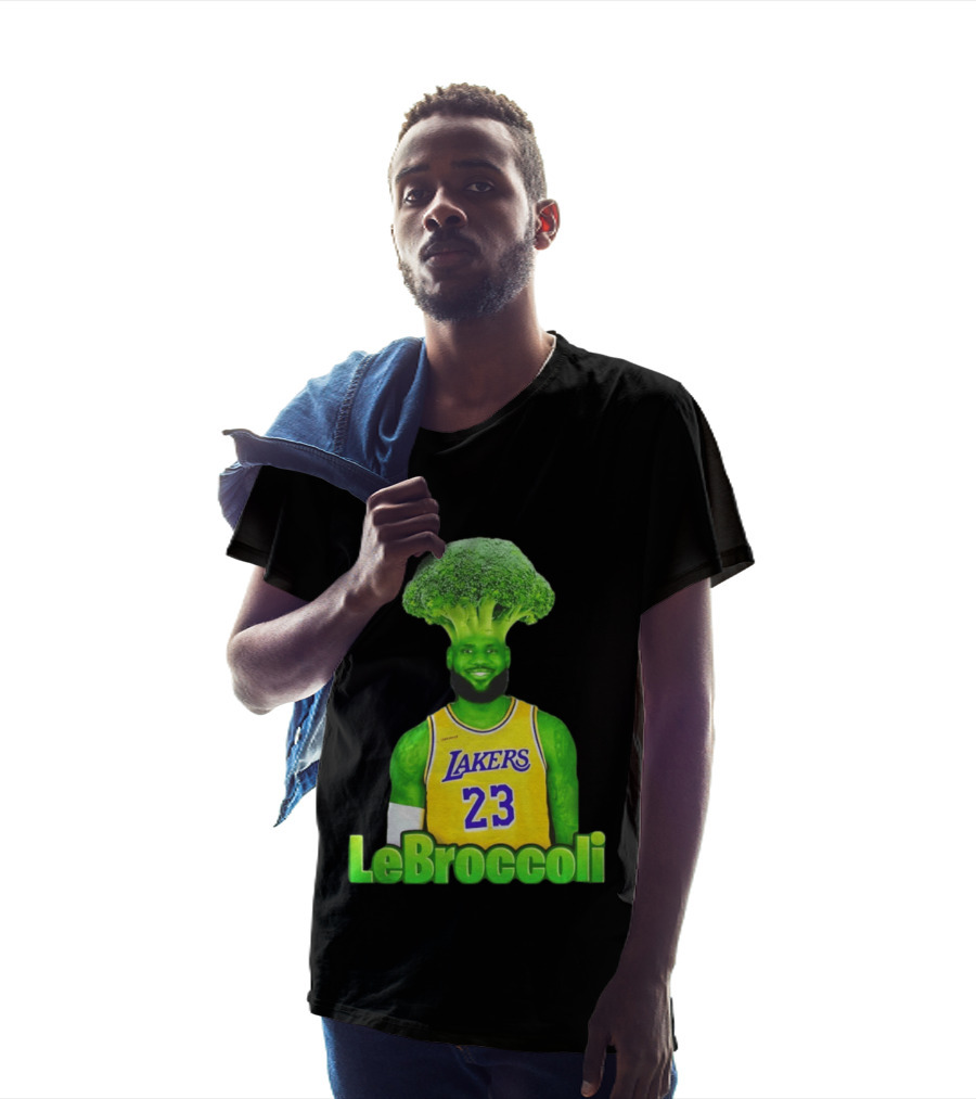 LeBron James Los Angeles Lakers LeBroccoli Lebron 23 NBA Basketball T-Shirt