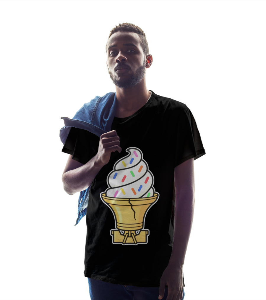 Liberty Bell Ice Cream Cone With Sprinkles Philly T-Shirt
