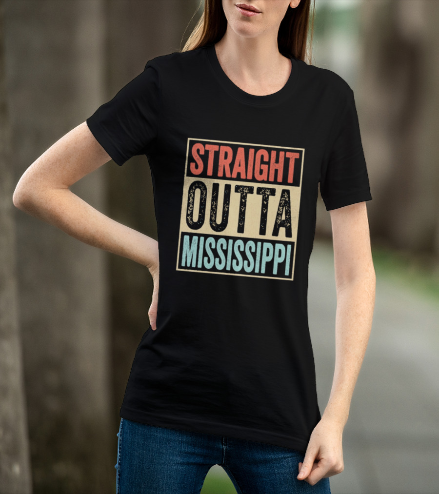 Straight Outta Mississippi Souvenir Performance T-Shirt