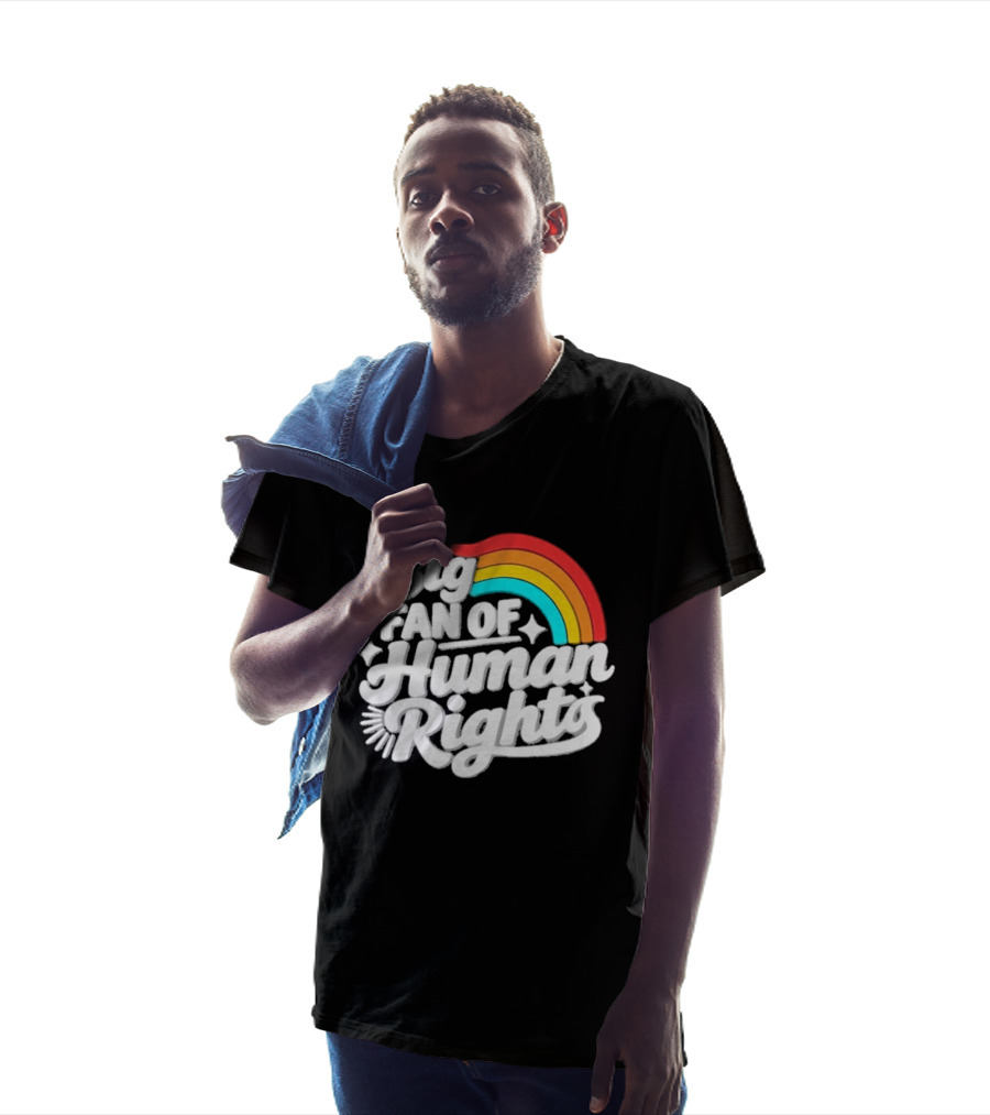 Big Fan Of Human Rights Rainbow Equality Celebration T-Shirt