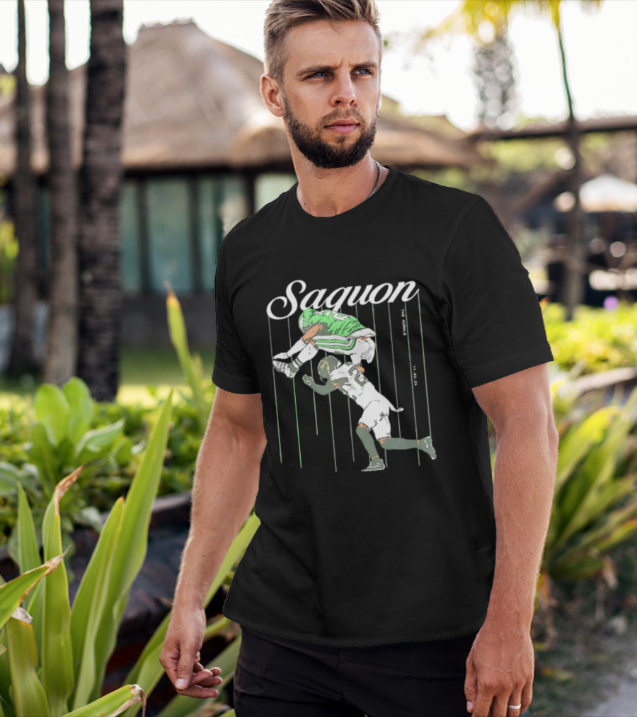 Saquon Barkley Backwards Hurdle Against Philadelphia Eagles T-Shirt