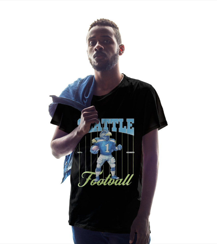 Seattle Seahawks 1 Seattle Washington Football Bird T-Shirt